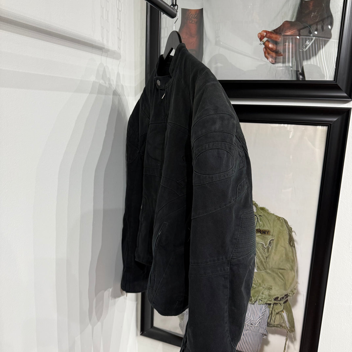 Balenciaga Canvas Racing Jacket - Size 1 (L)
