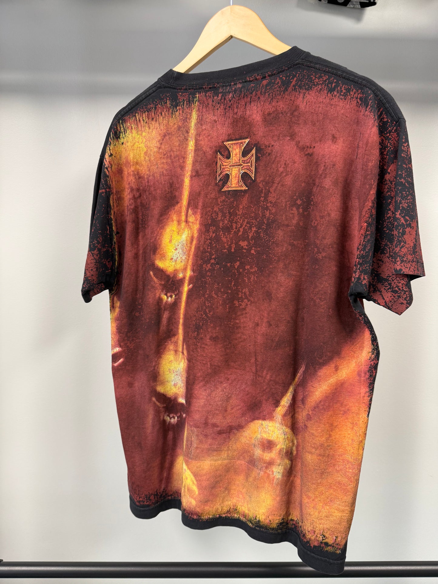 Triple H "Hunter Hearst Helmsley" All Over Print Tee - Size L