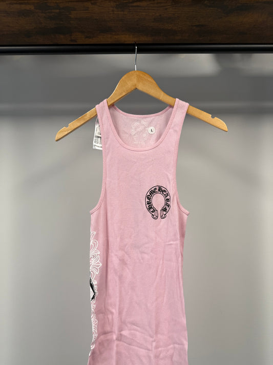 Chrome Hearts "Deadly Doll" Tank Top - Pink L