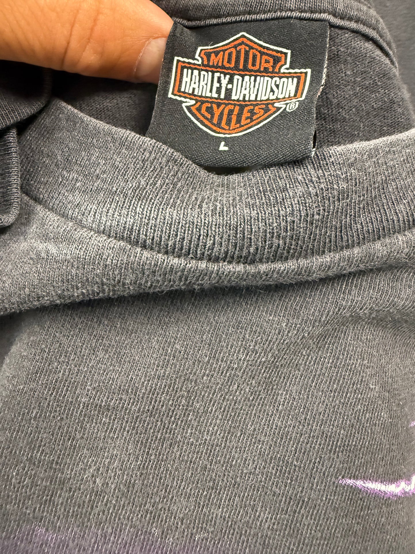 2001 Harley Davidson Long Sleeve - Size L