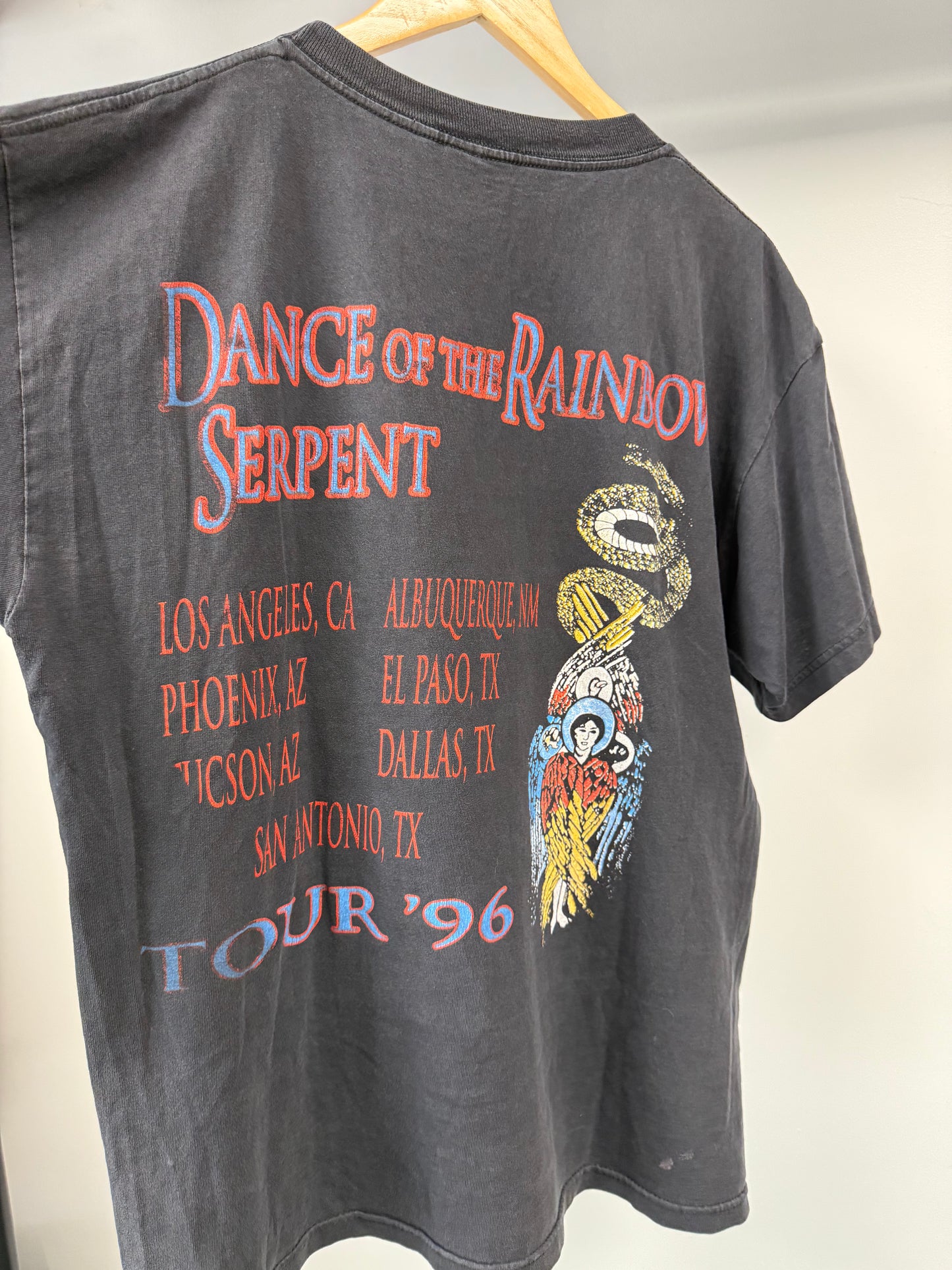1996 Carlos Santana "Dance of the Rainbow Serpent" Tee - L