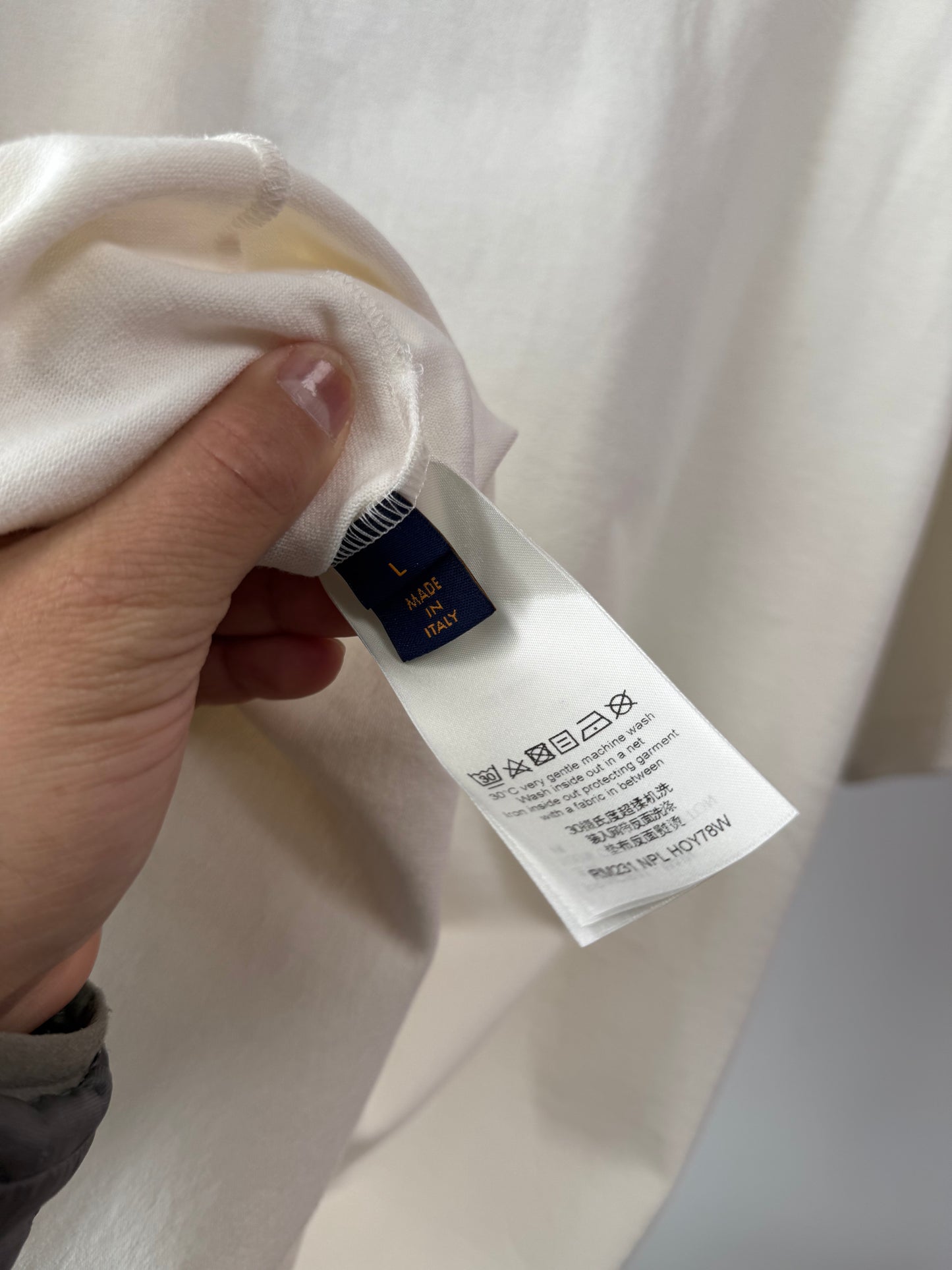 Louis Vuitton - White Rainbow Logo T-Shirt