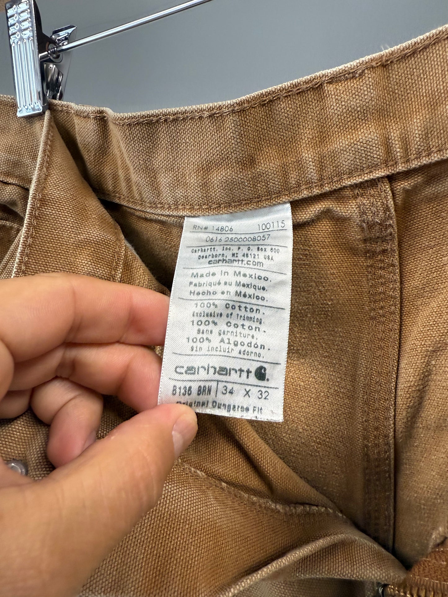 Carhartt Double Knee Distressed Pants 32x32