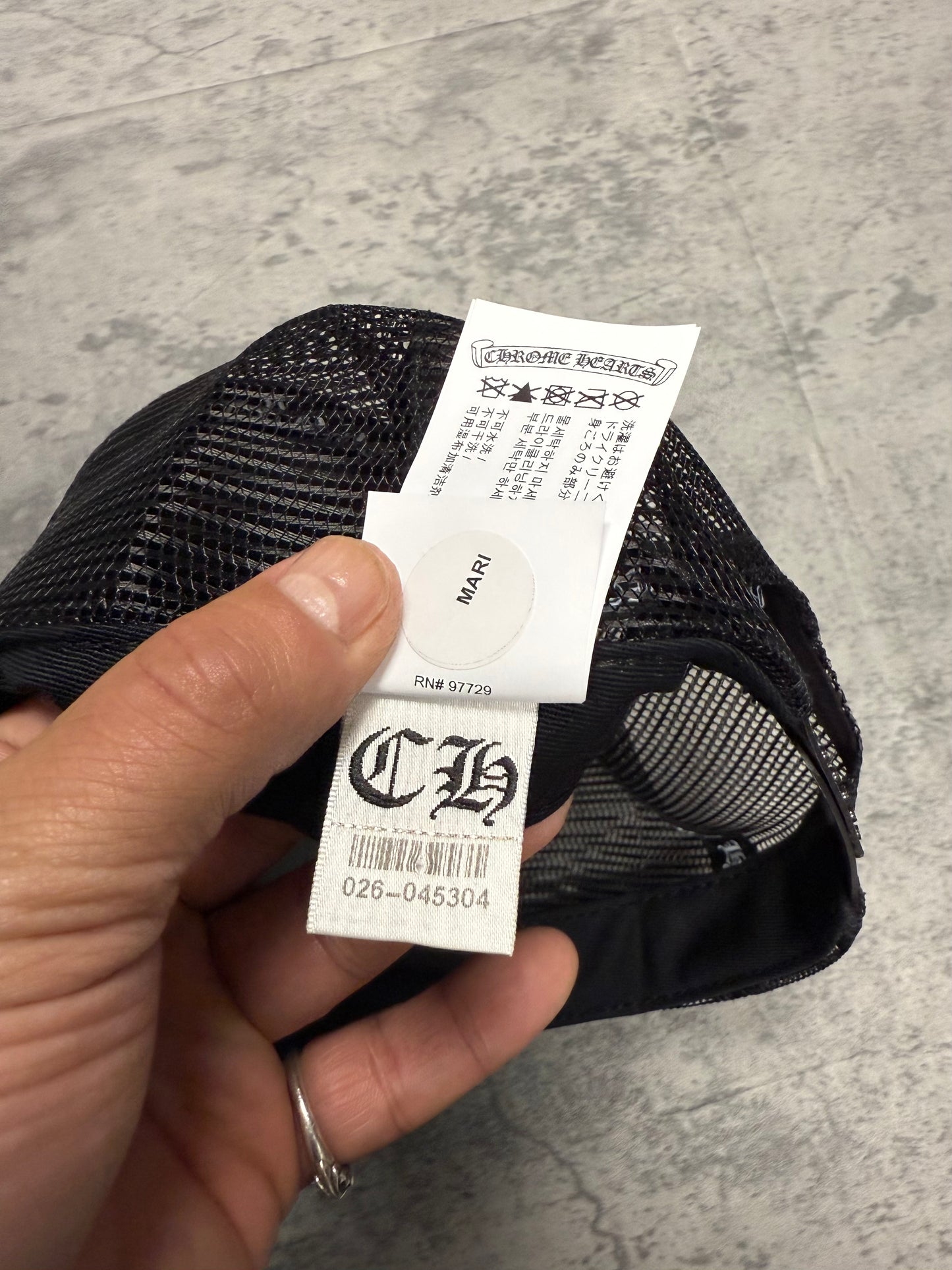 Chrome Hearts "London" Patch Trucker Hat - OS
