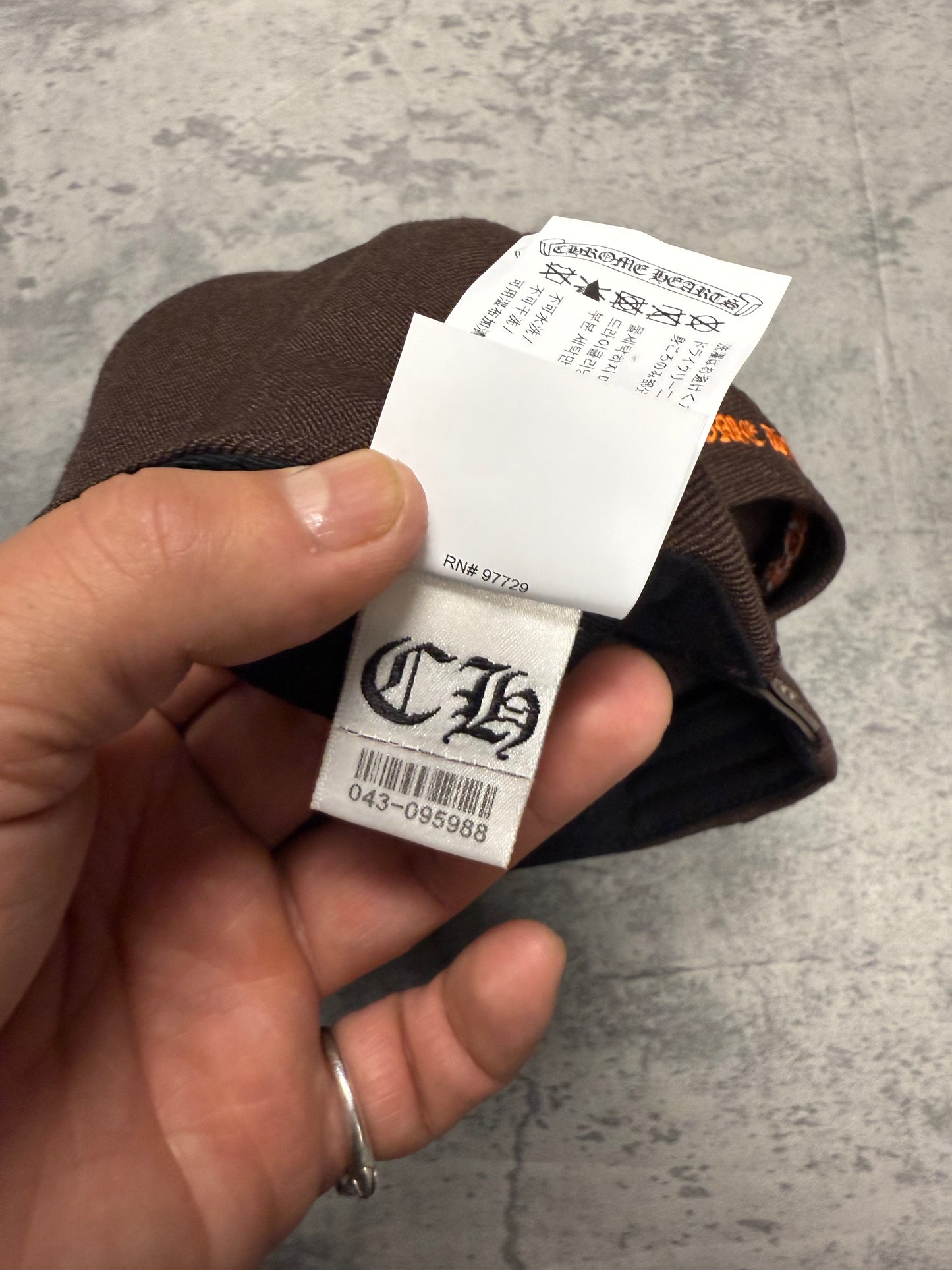 Chrome Hearts CH Baseball Hat Brown - OS