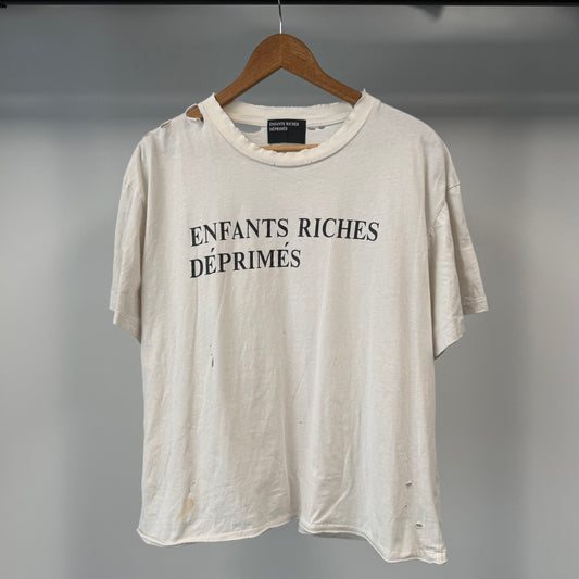 Enfants Riches Deprimes Classic Logo Distressed Shirt - M