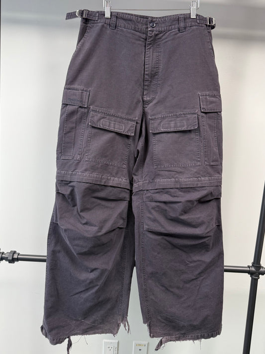 Balenciaga Cargo Pants with Detachable Shorts - Size 50
