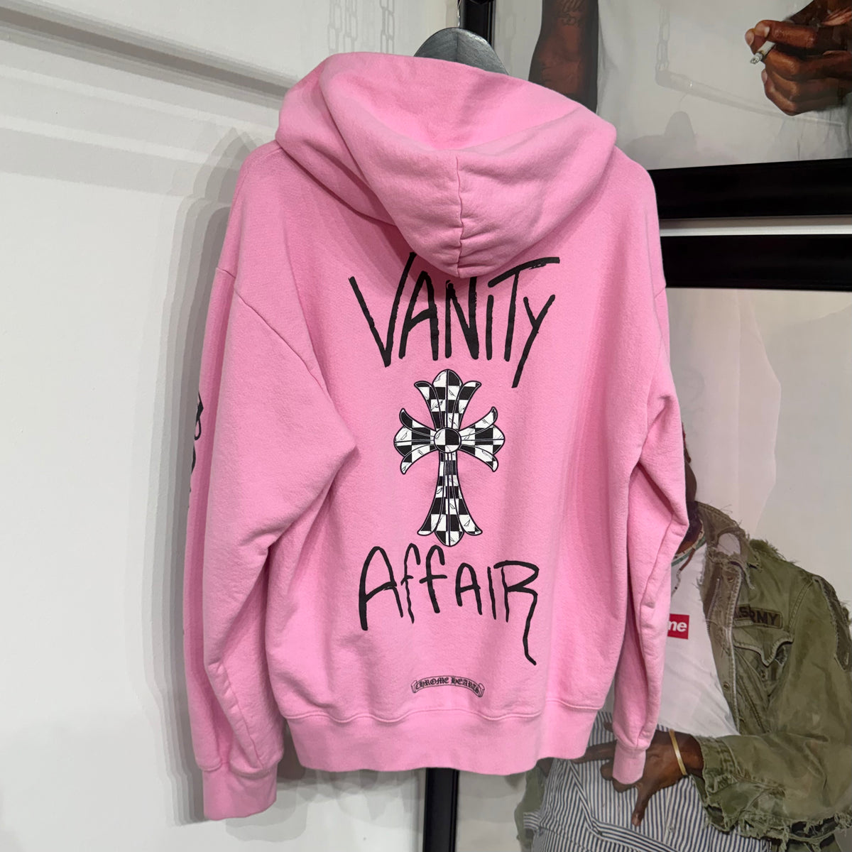 Pink vanity