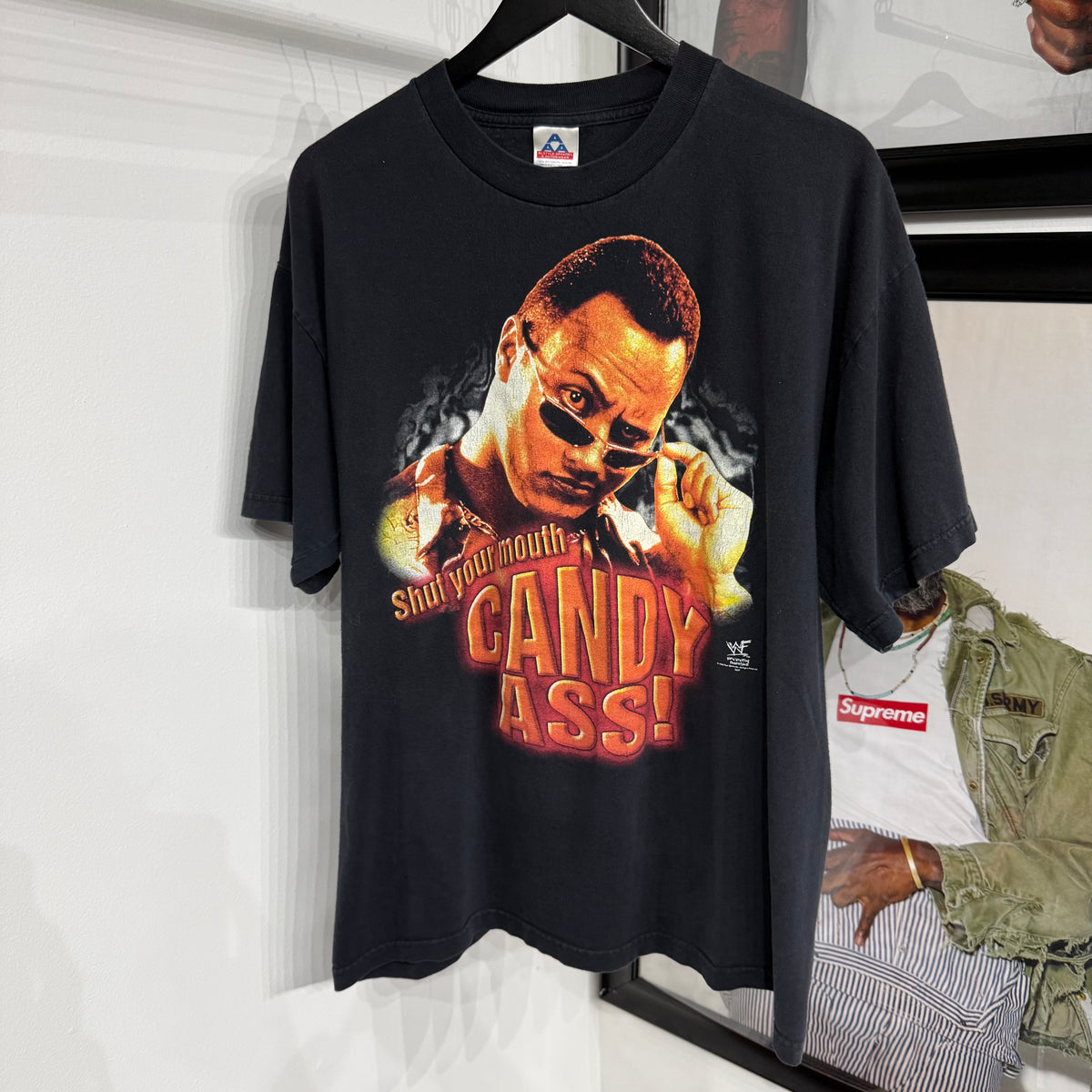 The Rock WWF 1998 "Shut Your Mouth Candy Ass"