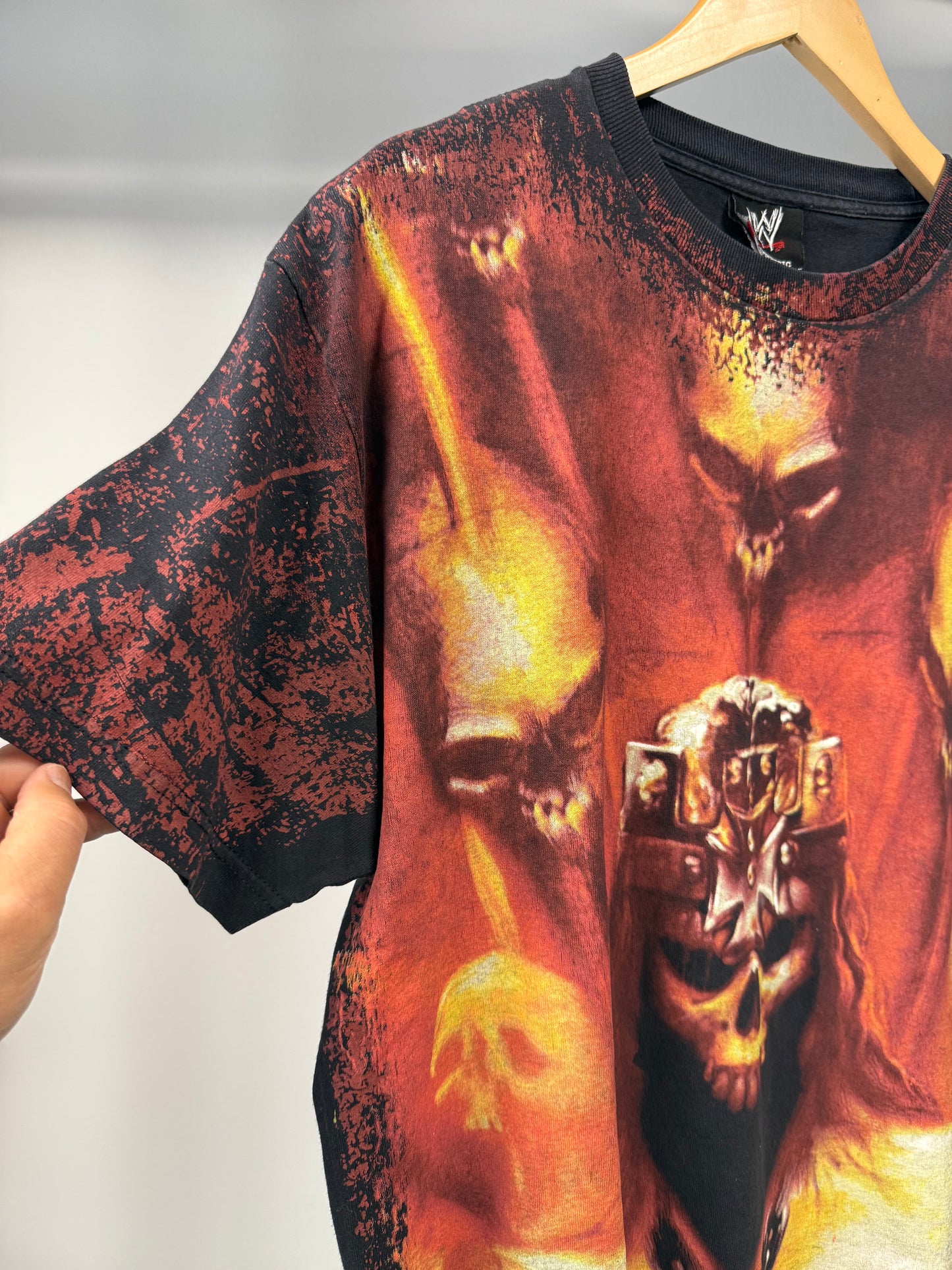 Triple H "Hunter Hearst Helmsley" All Over Print Tee - Size L