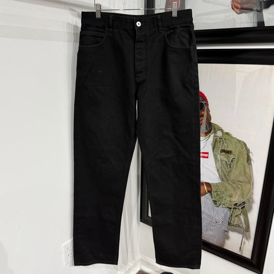 Bottega Veneta Black Turned-Up Jeans - Size 46 (30US)