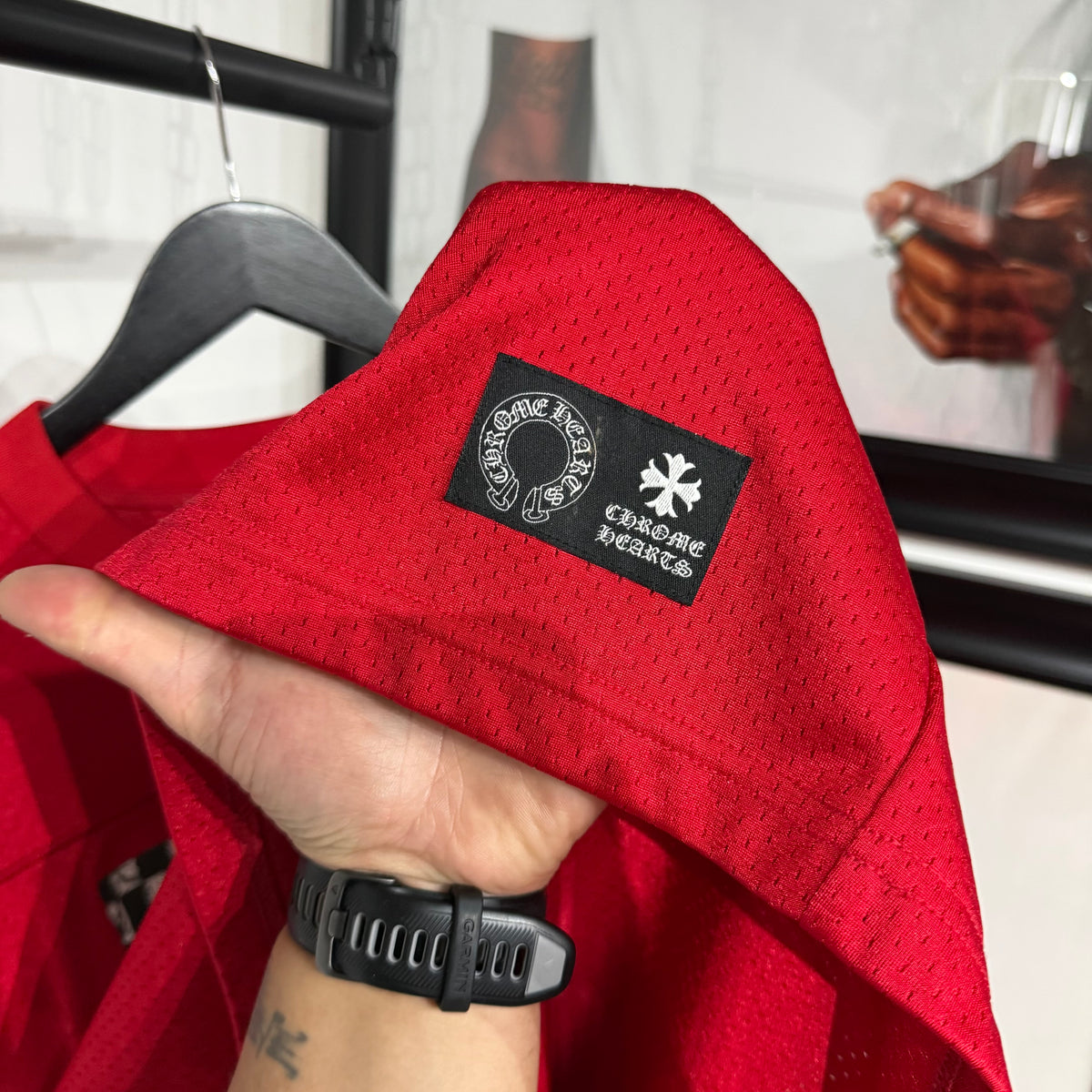 Chrome Hearts x Matty Boy "FORM" Long-Sleeve Jersey 'Red'