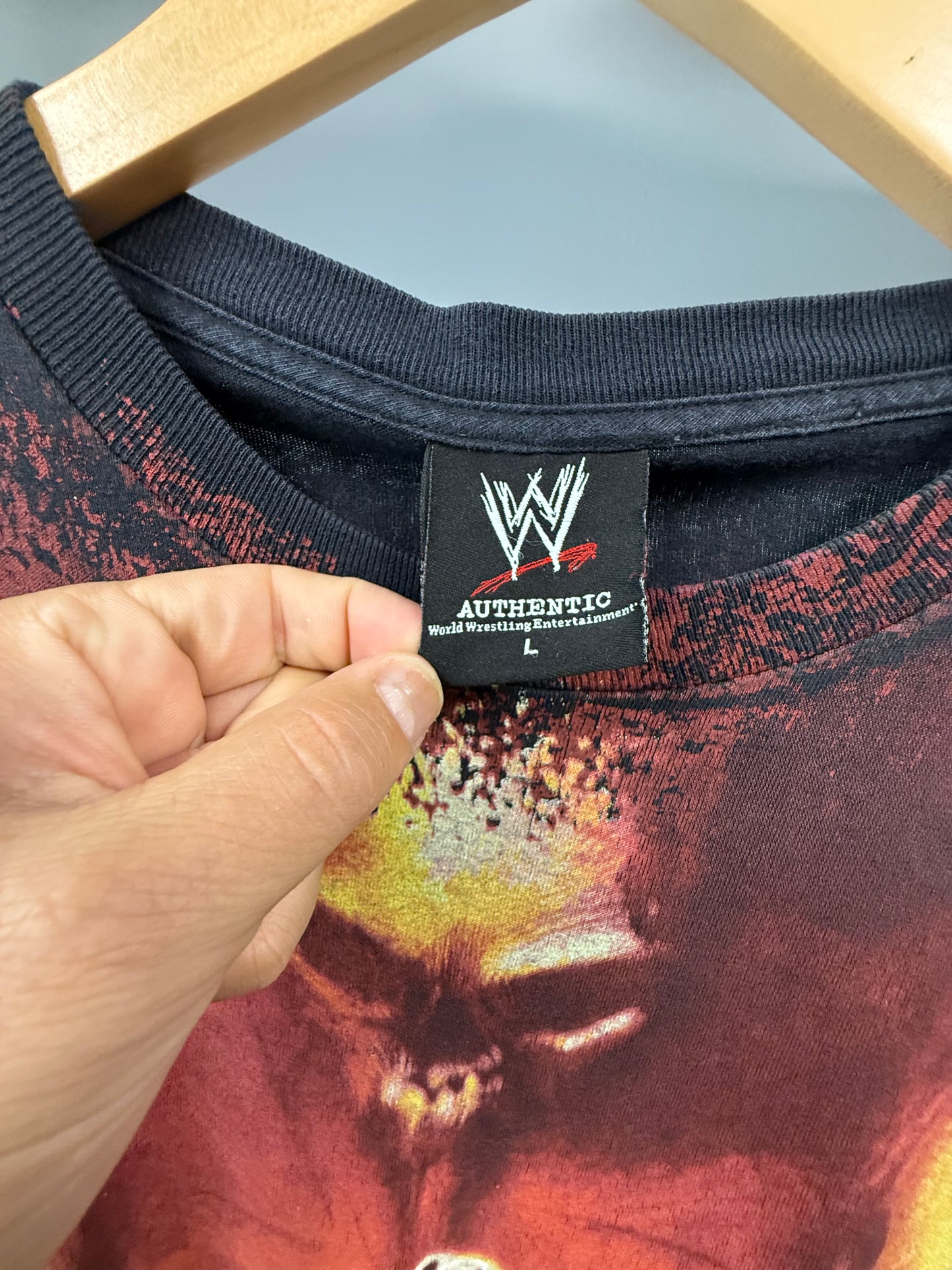 Triple H "Hunter Hearst Helmsley" All Over Print Tee - Size L