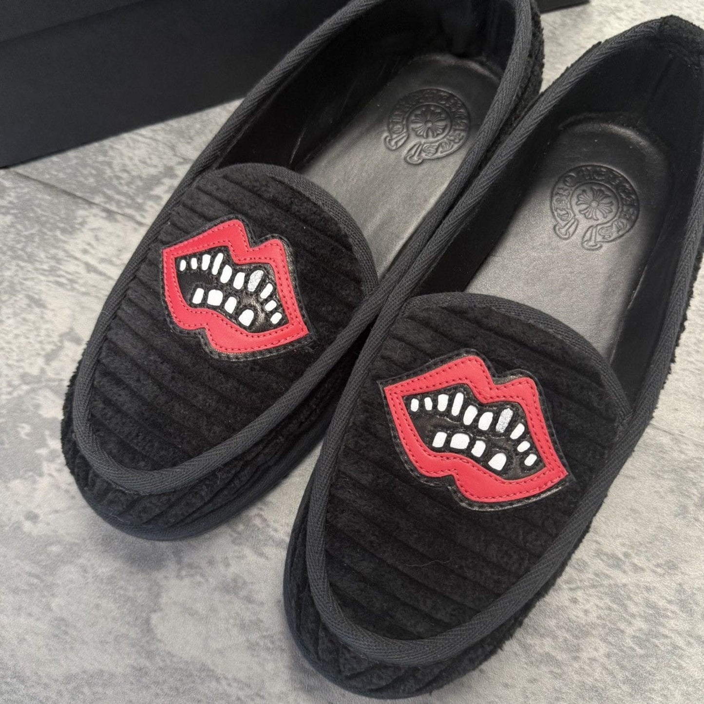 Chrome Hearts x Mattyboy Corduroy "Chomper" Loafers - 40 (8US)
