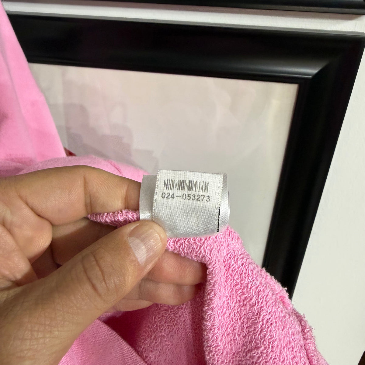 Pink vanity