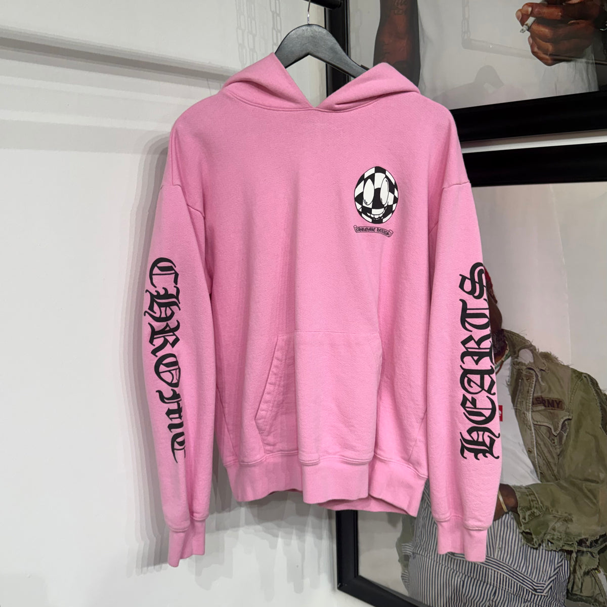 Pink vanity