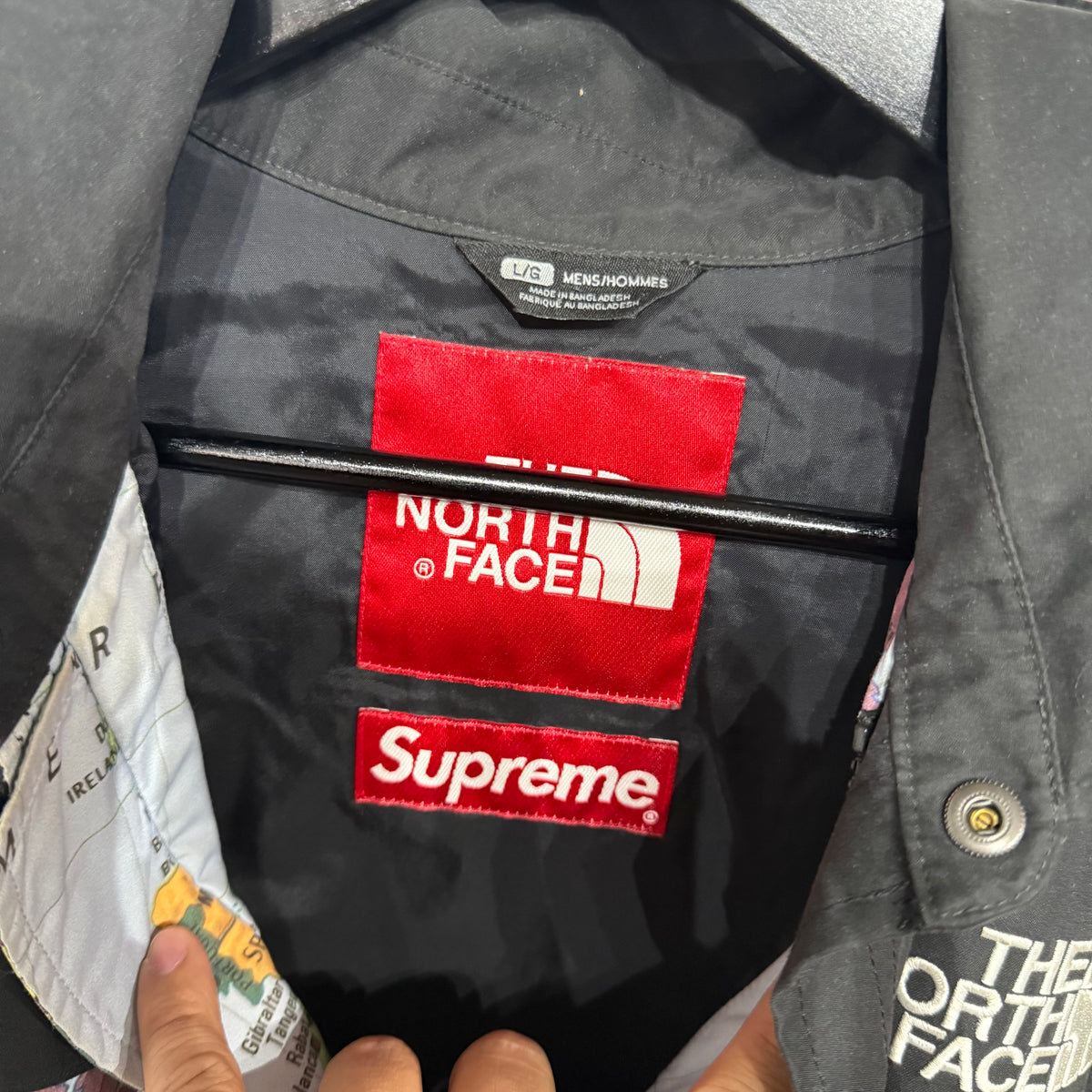 Supreme x The North Face Expedition Coaches Jacket 'Map'