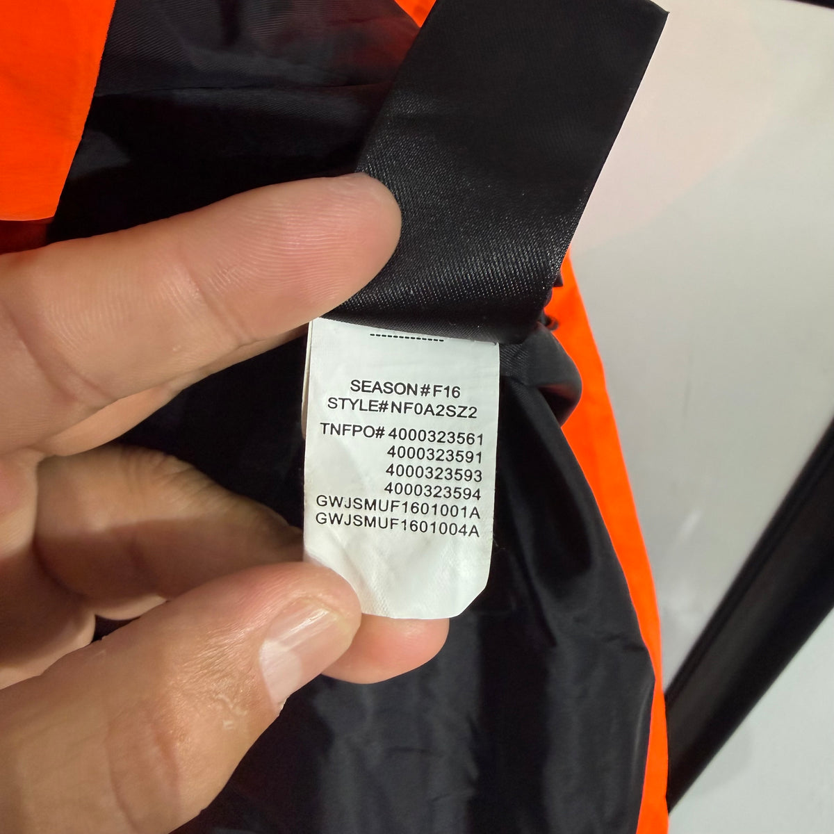 Supreme x TNF Orange Mountain Jacket