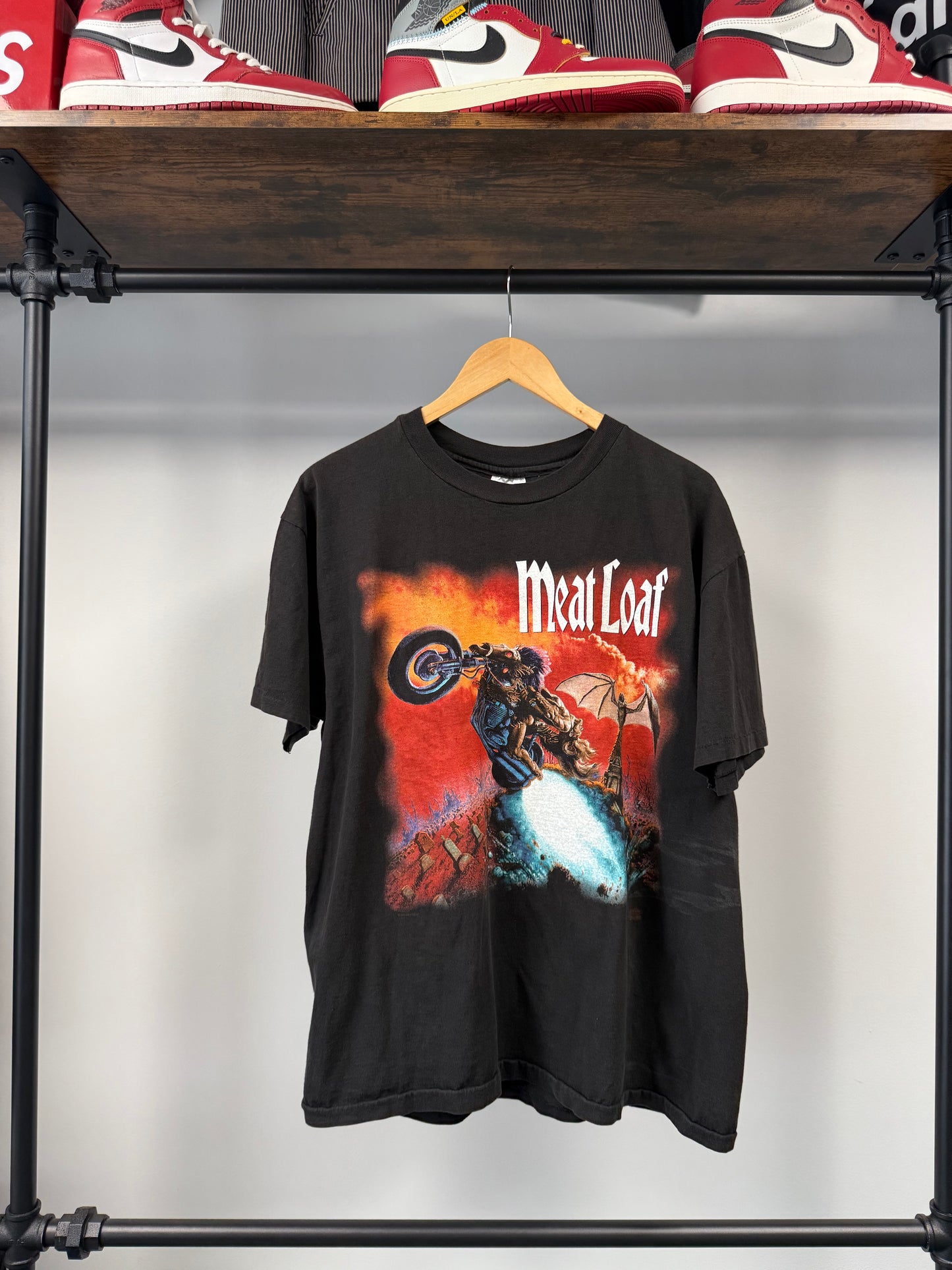 1993 Meat Loaf  "Bat Out Of Hell World Tour" Tee - Size XL