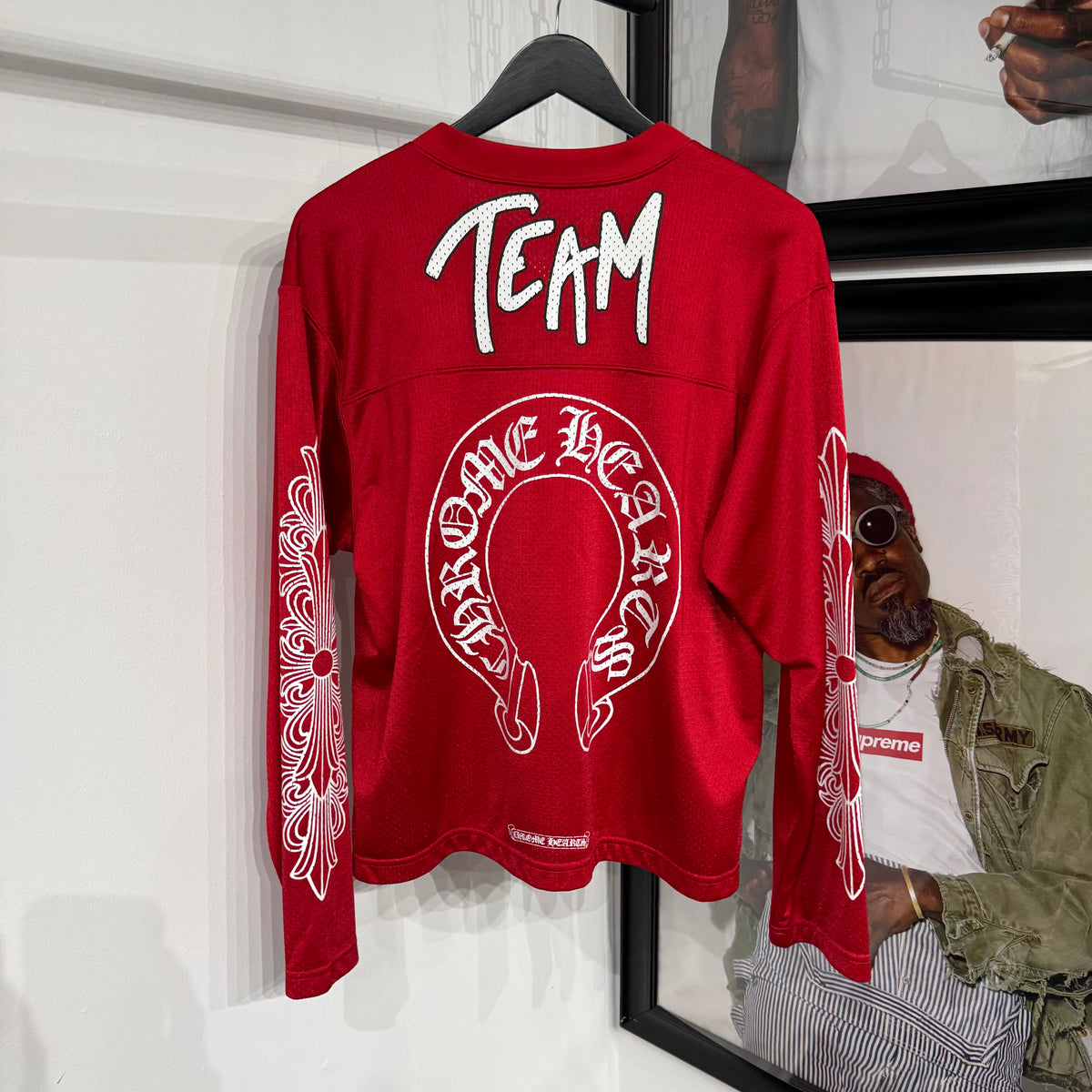 Chrome Hearts x Matty Boy "FORM" Long-Sleeve Jersey 'Red'