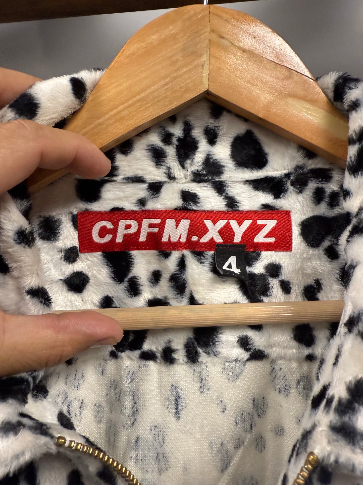 CPFM "Cow Print" Ranch Zip Jacket - 4