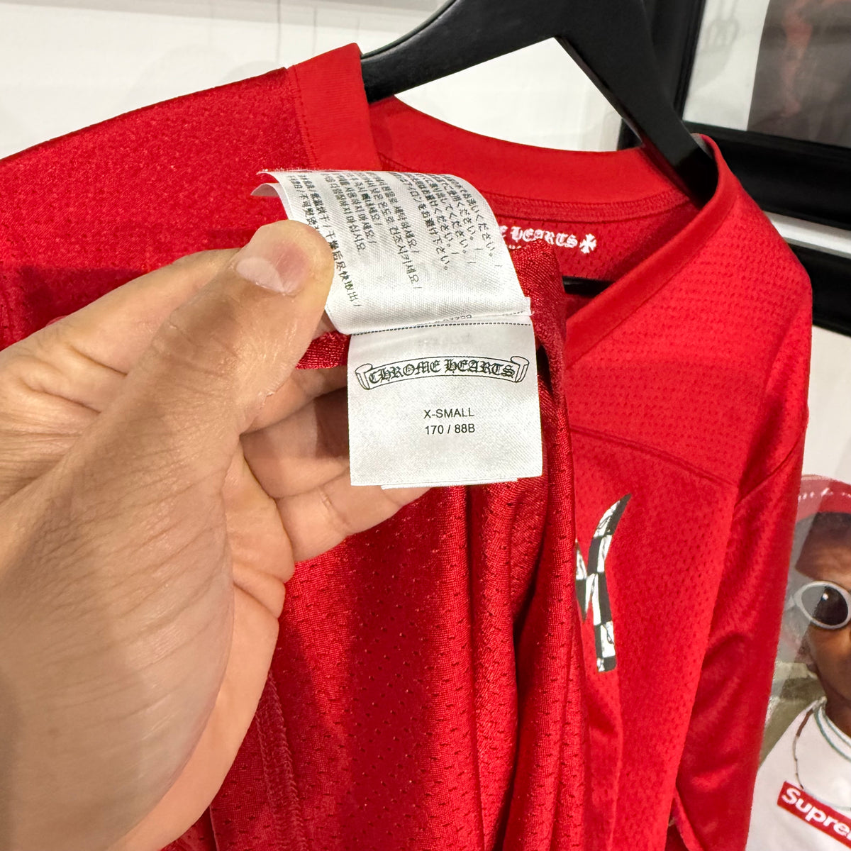Chrome Hearts x Matty Boy "FORM" Long-Sleeve Jersey 'Red'