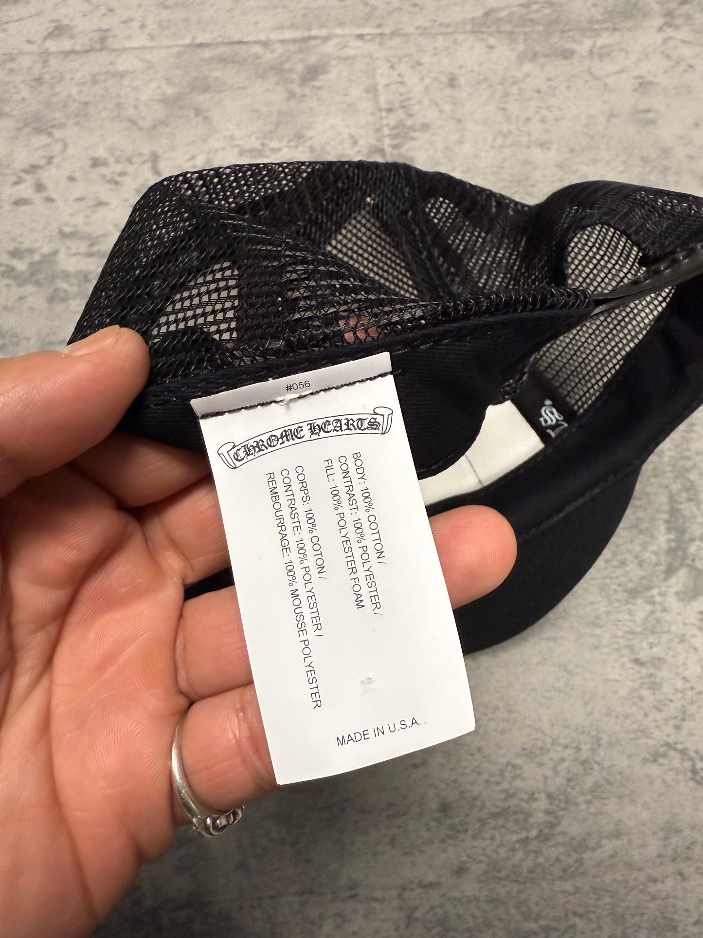 Chrome Hearts “Fuck” Hollywood Trucker - White