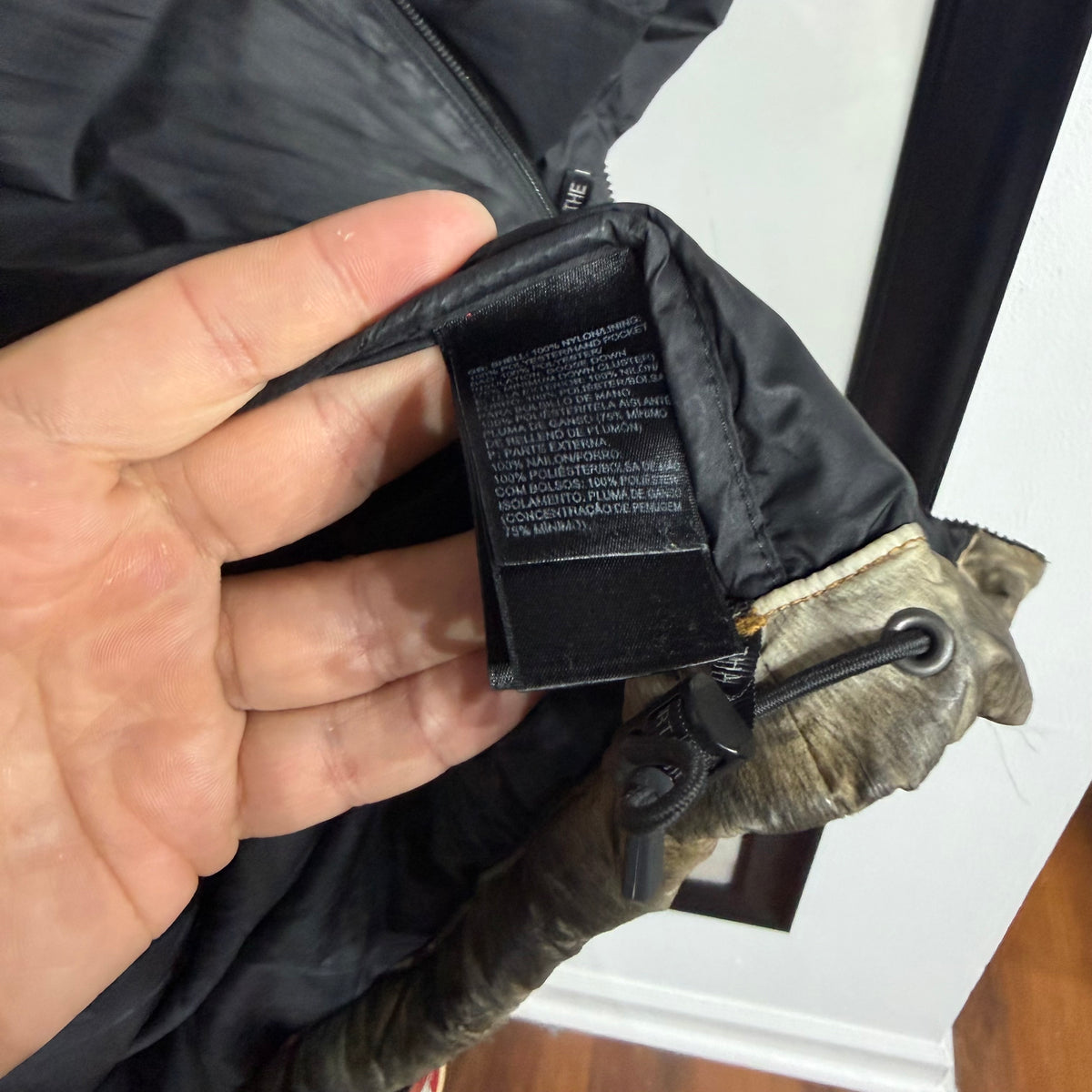 Supreme x The North Face ur Print Nuptse Brown