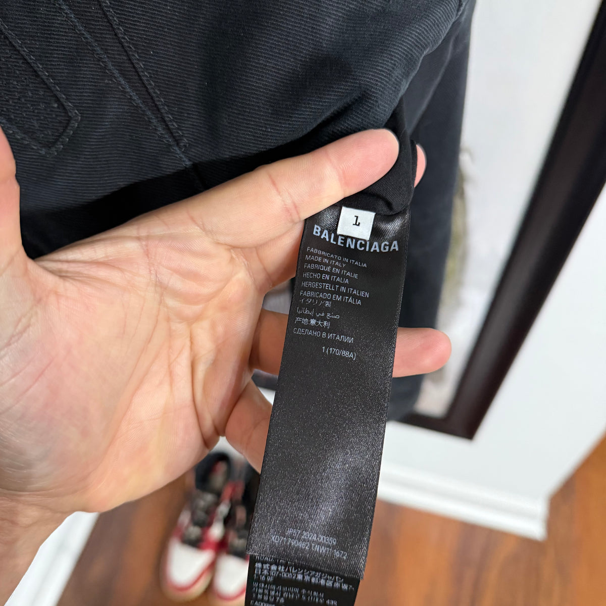 Balenciaga Canvas Racing Jacket - Size 1 (L)