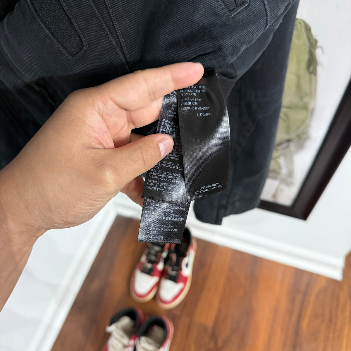 Balenciaga Canvas Racing Jacket - Size 1 (L)