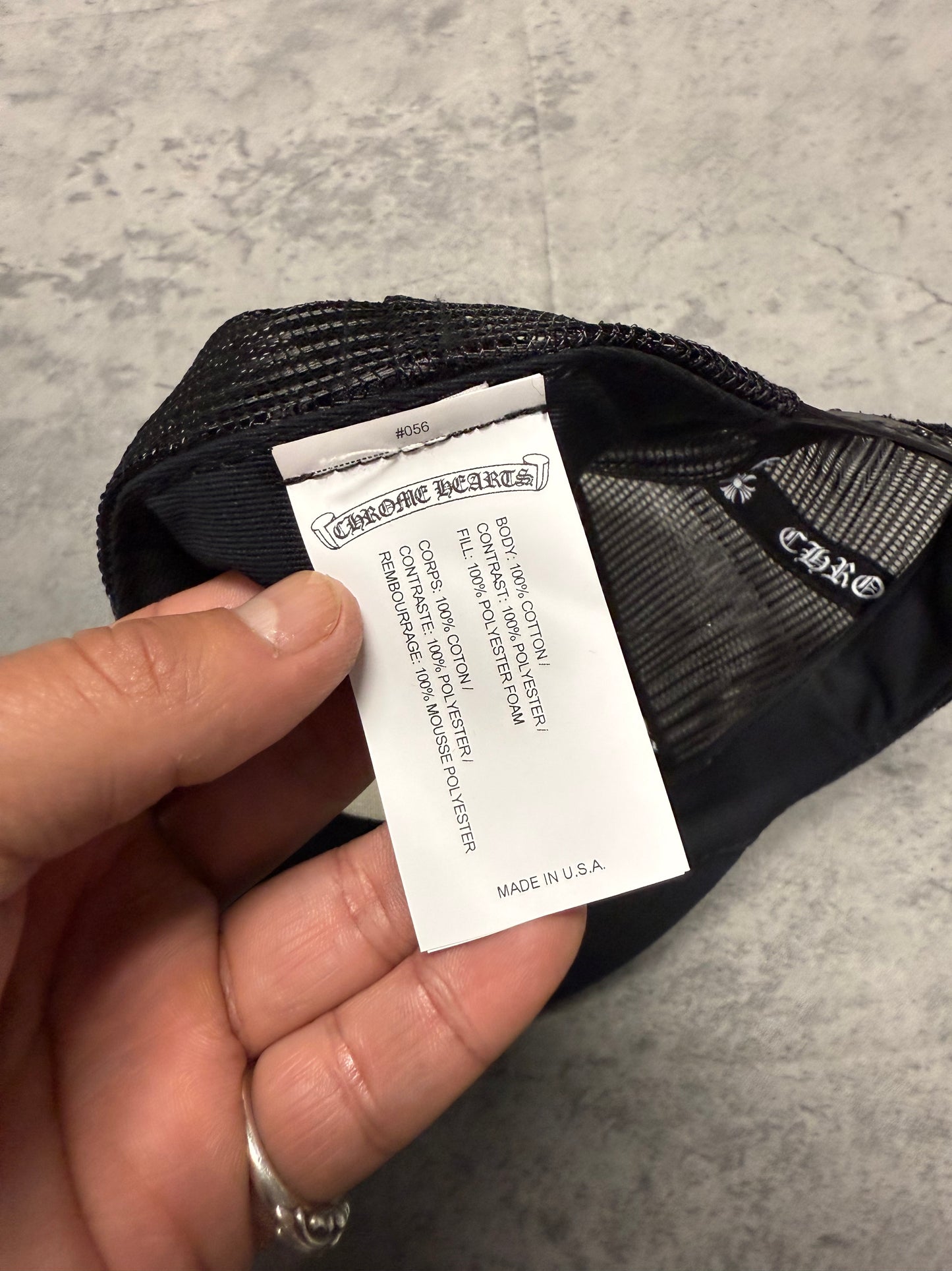 Chrome Hearts “CH Hollywood”
Trucker Hat