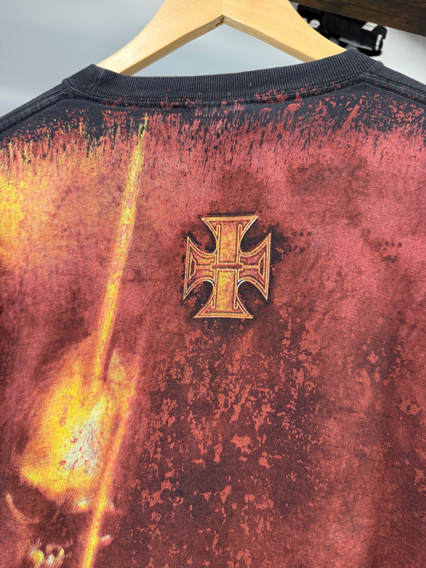 Triple H "Hunter Hearst Helmsley" All Over Print Tee - Size L