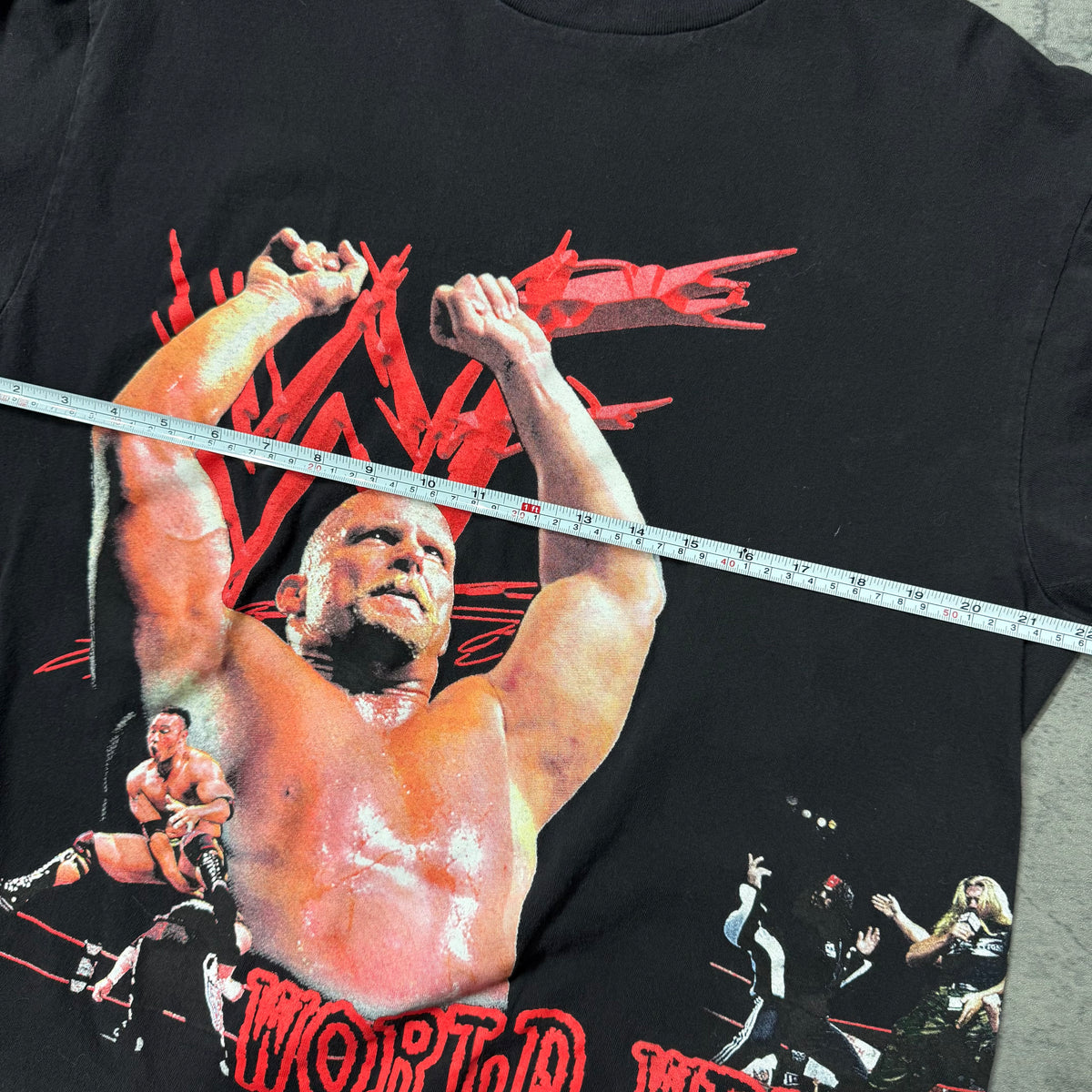 Vintage 1998 WF Stone Cold/The Rock/The Undertaker/Kane Wrap Around