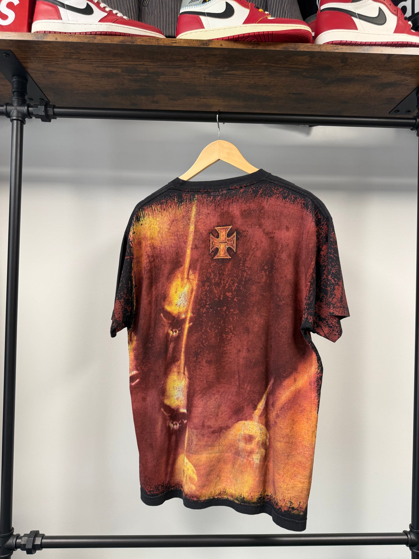 Triple H "Hunter Hearst Helmsley" All Over Print Tee - Size L