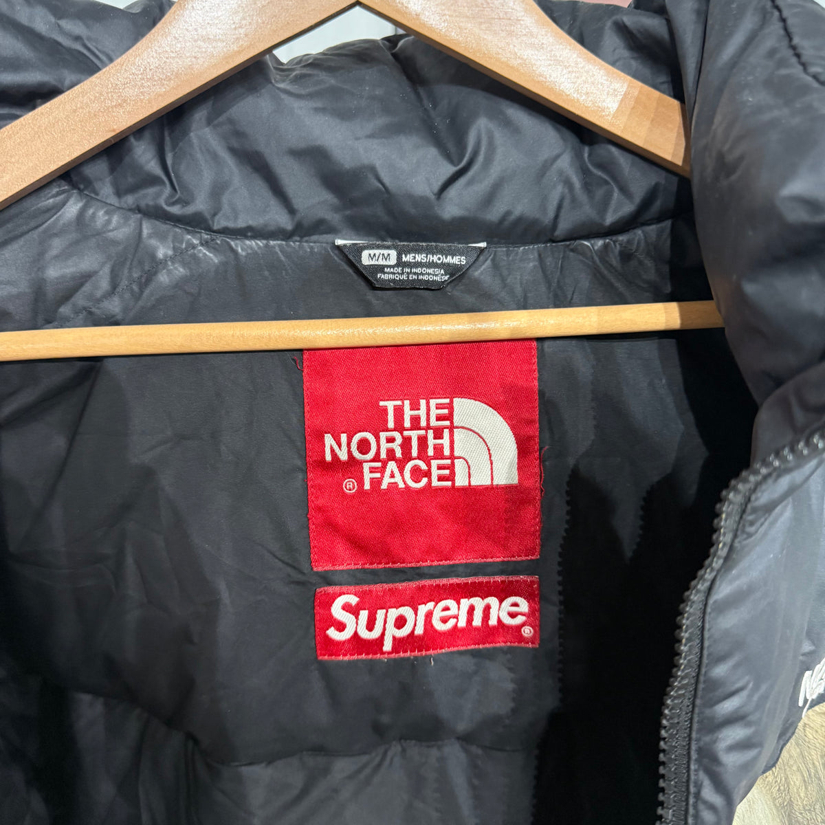 Supreme x The North Face ur Print Nuptse Brown