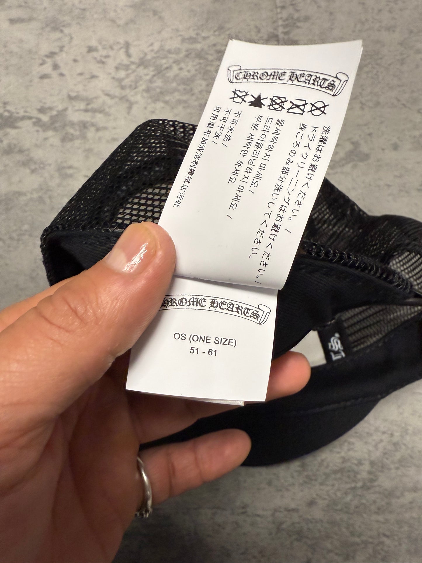 Chrome Hearts “Fuck” Hollywood Trucker - White