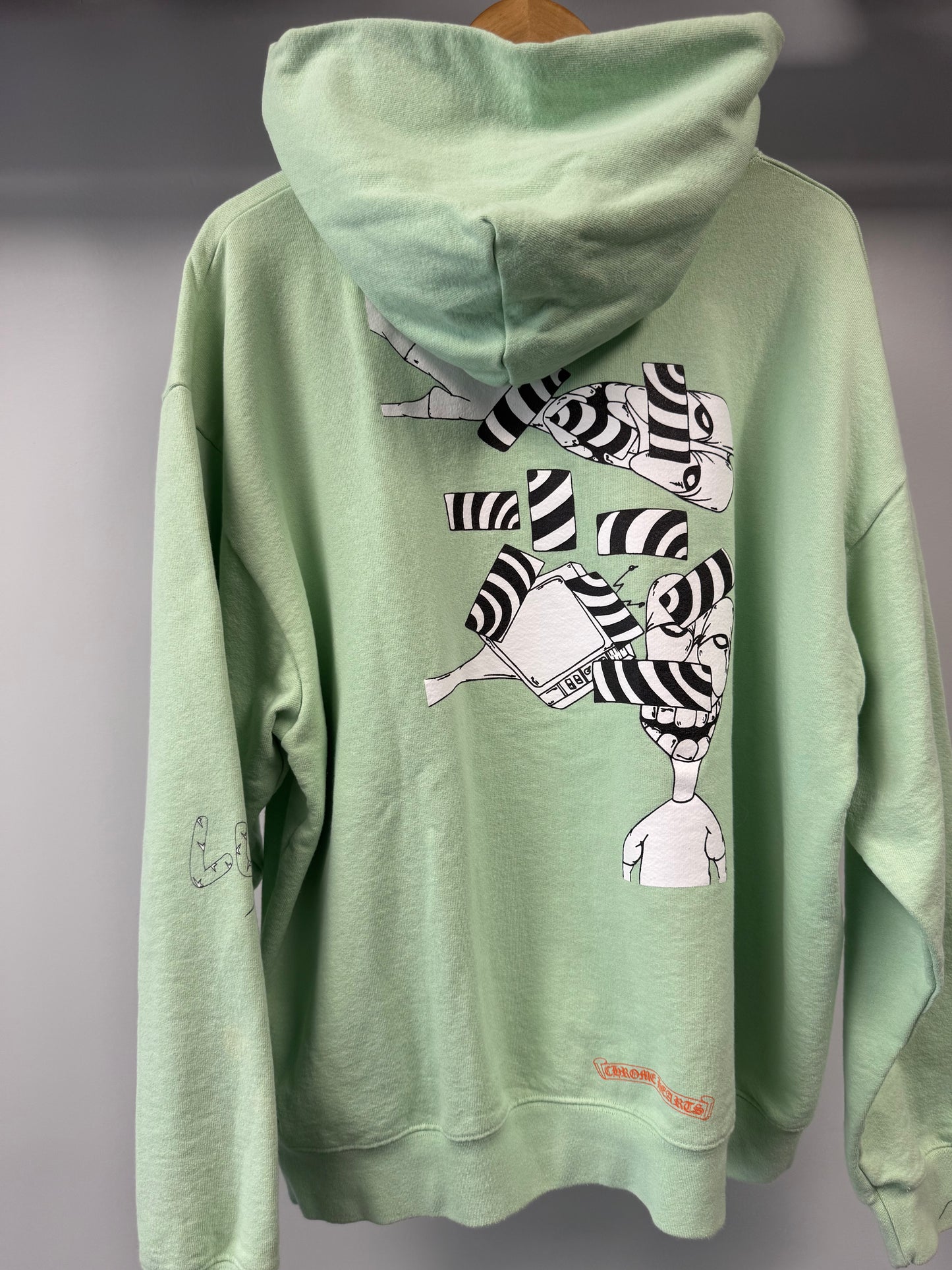 Chrome Hearts x Matty Boy "Lust" Mint Green Hoodie - Size XL