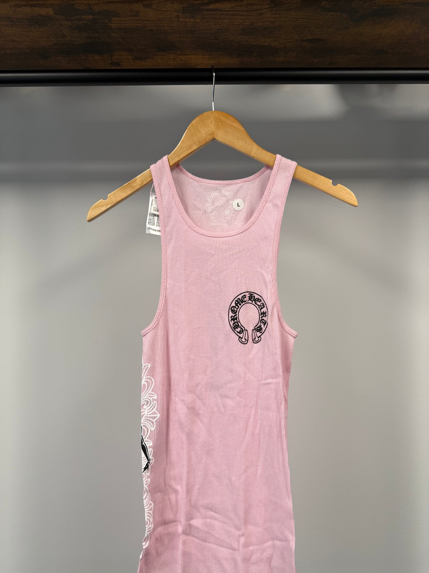 Chrome Hearts "Deadly Doll" Tank Top - Pink L