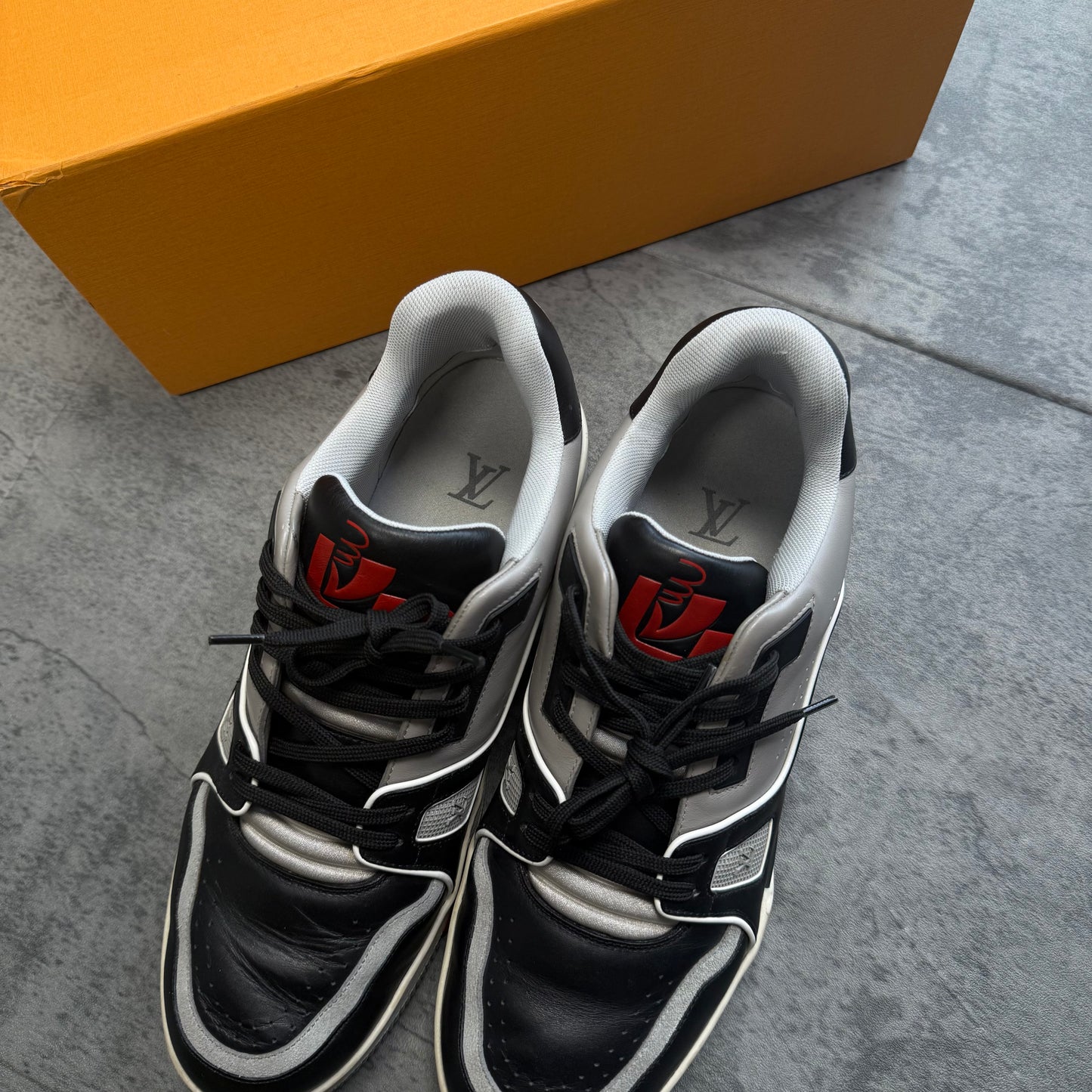 Louis Vuitton LV Trainer Sneaker Low Black Grey - 10US
