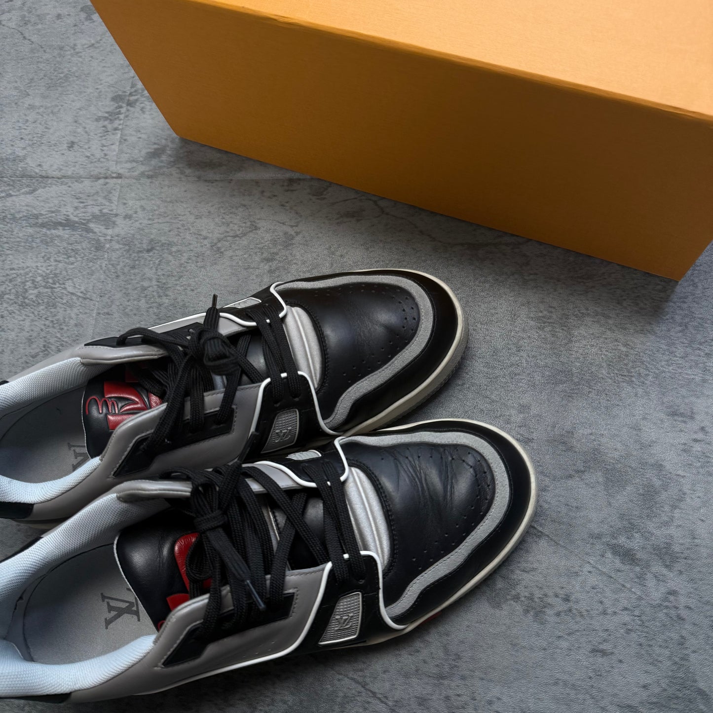 Louis Vuitton LV Trainer Sneaker Low Black Grey - 10US