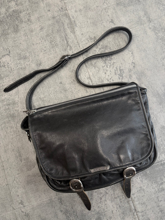 Chrome Hearts "Messanger" Leather Bag