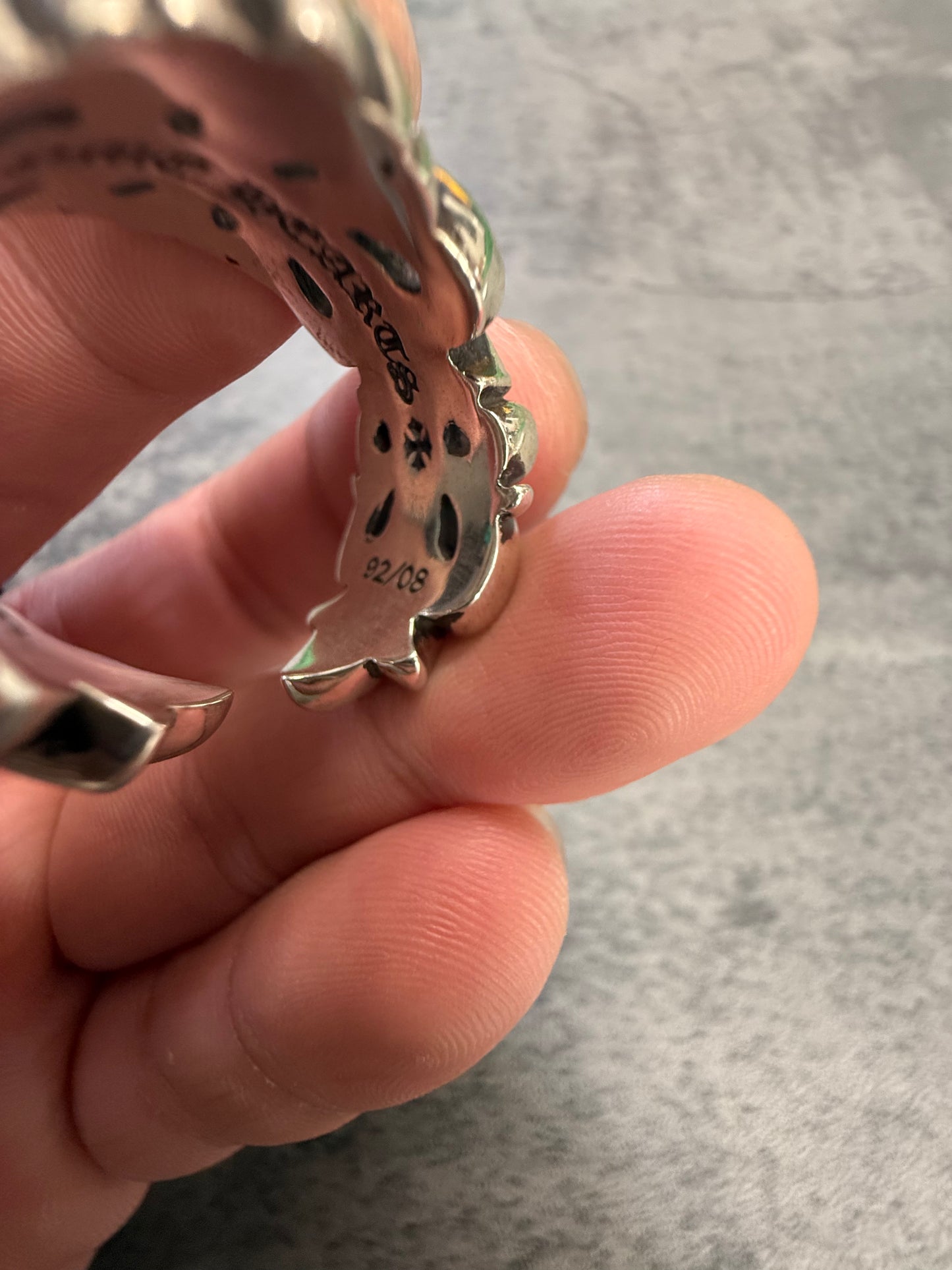 Chrome Hearts Double Floral Ring - Size 12