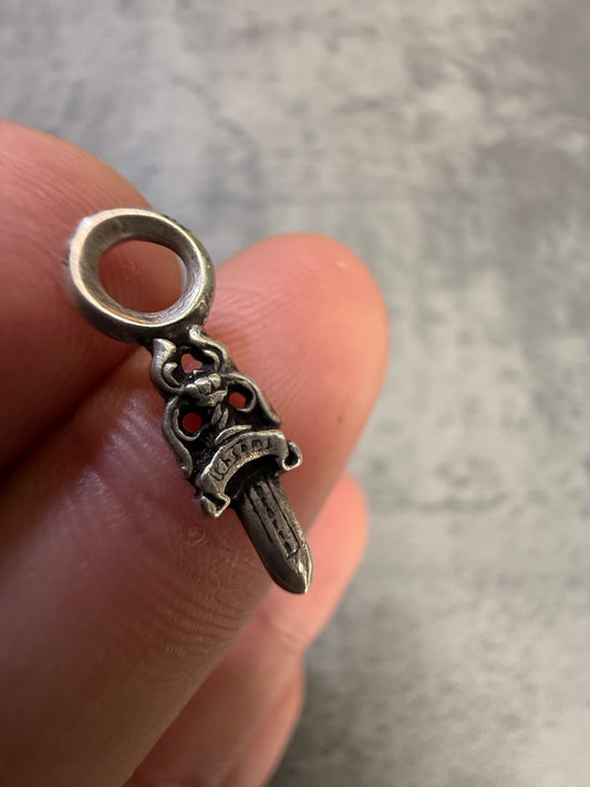 Chrome Hearts Silver Dagger Mini Pendant - OS