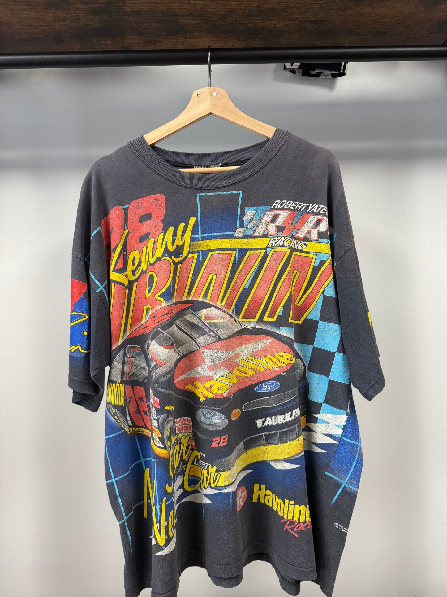 90s Nascar Kenny Irwin All Over Print - XL