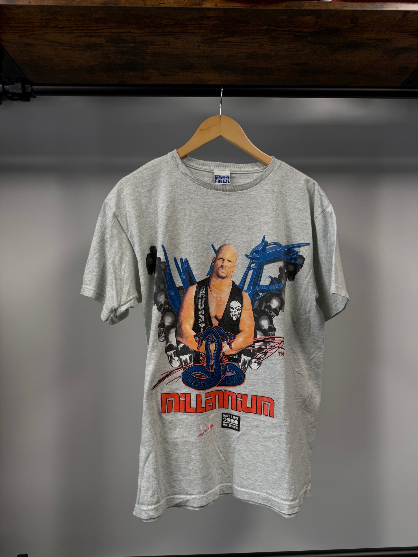 1999 WF Stone Cold Steve Austin "Millennium" - Size L