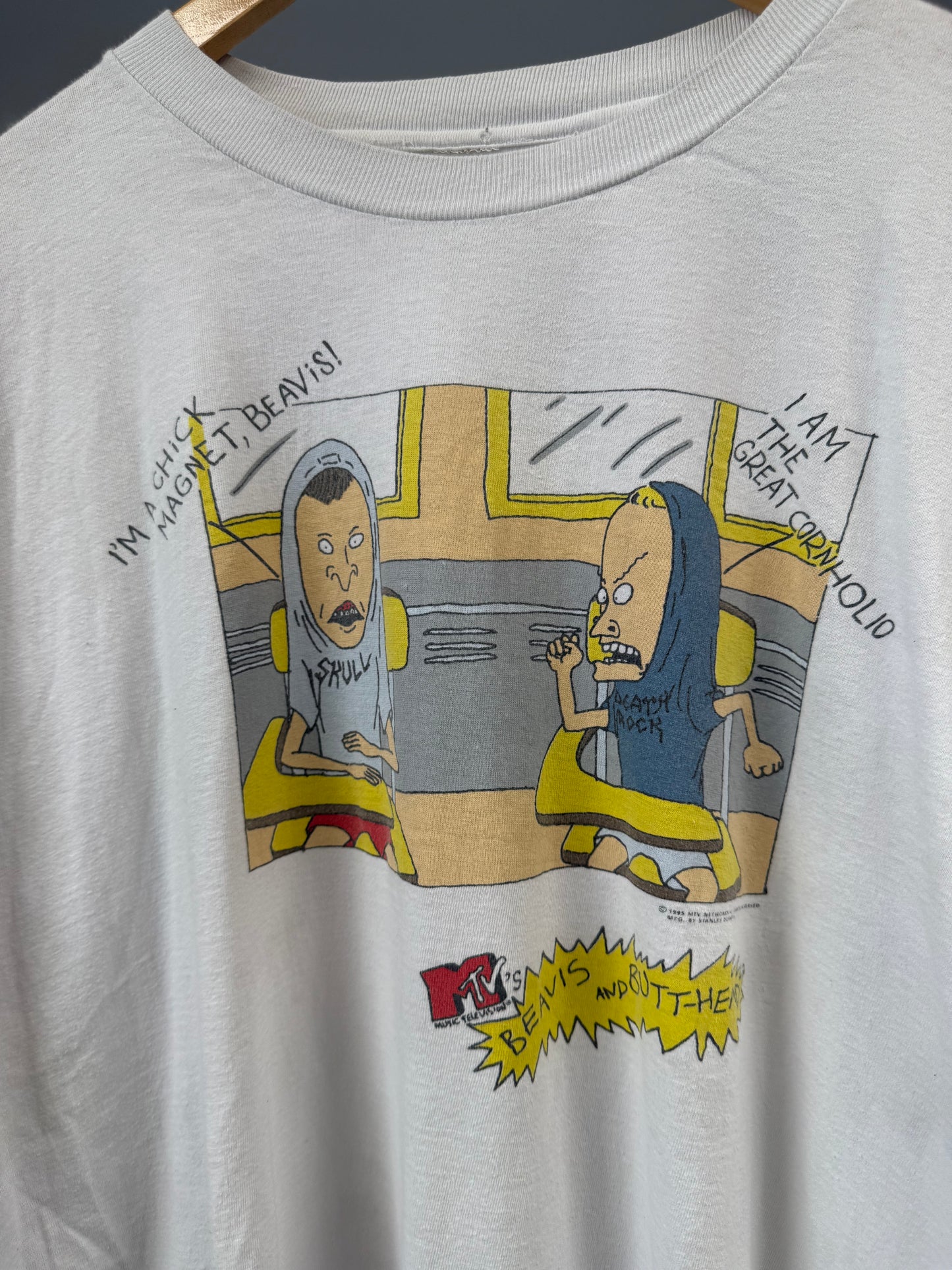 1995 Beavis & Butthead T-shirt - Size XL