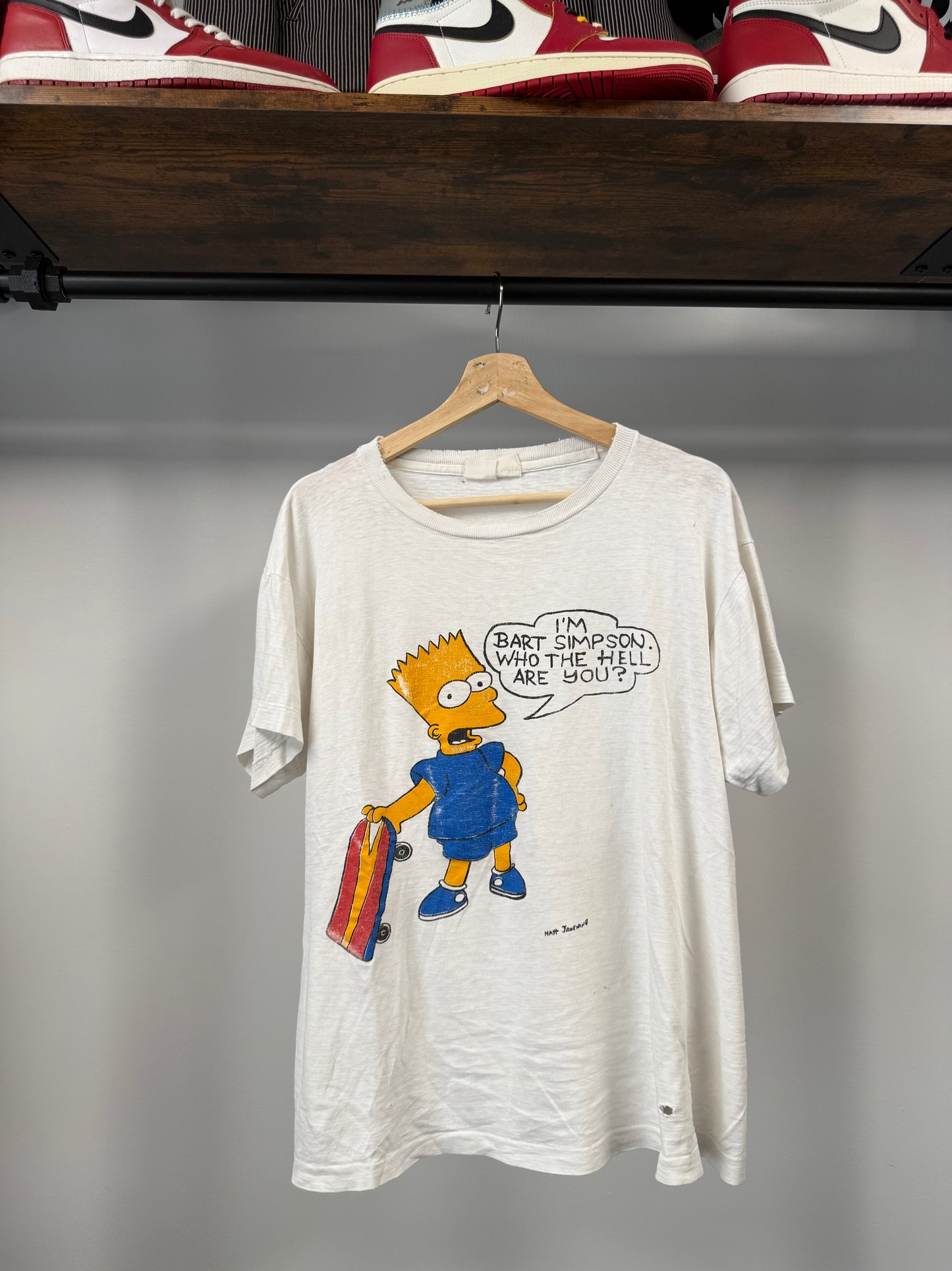 The Simpsons "I'm Bart Simpson Who The Hell Are You" Tee - Size L