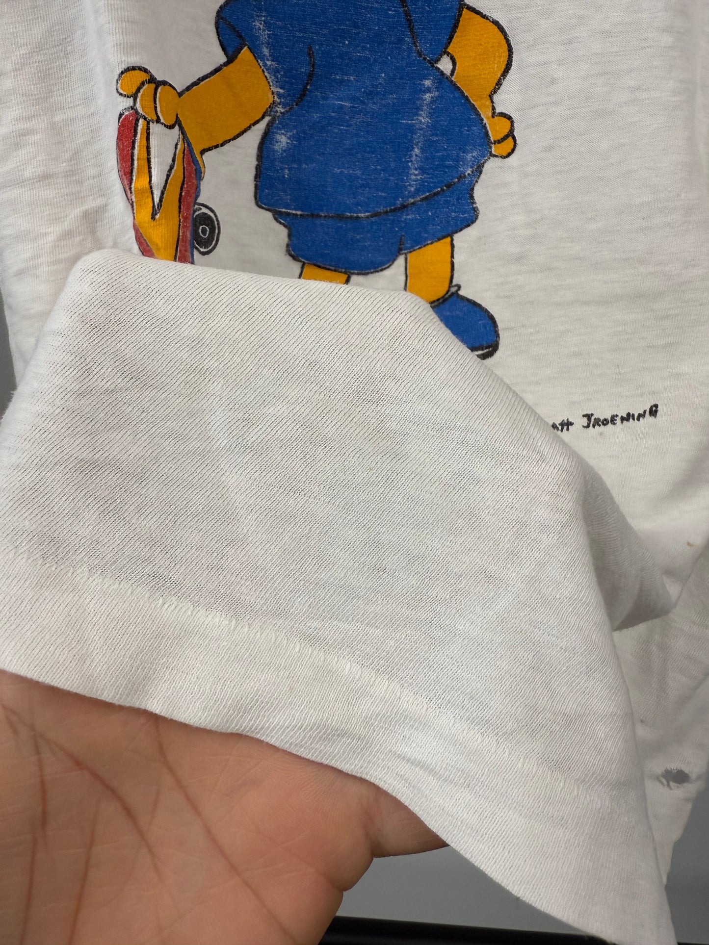 The Simpsons "I'm Bart Simpson Who The Hell Are You" Tee - Size L