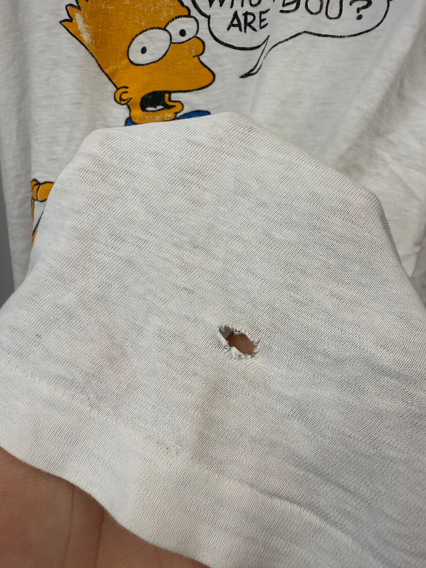 The Simpsons "I'm Bart Simpson Who The Hell Are You" Tee - Size L