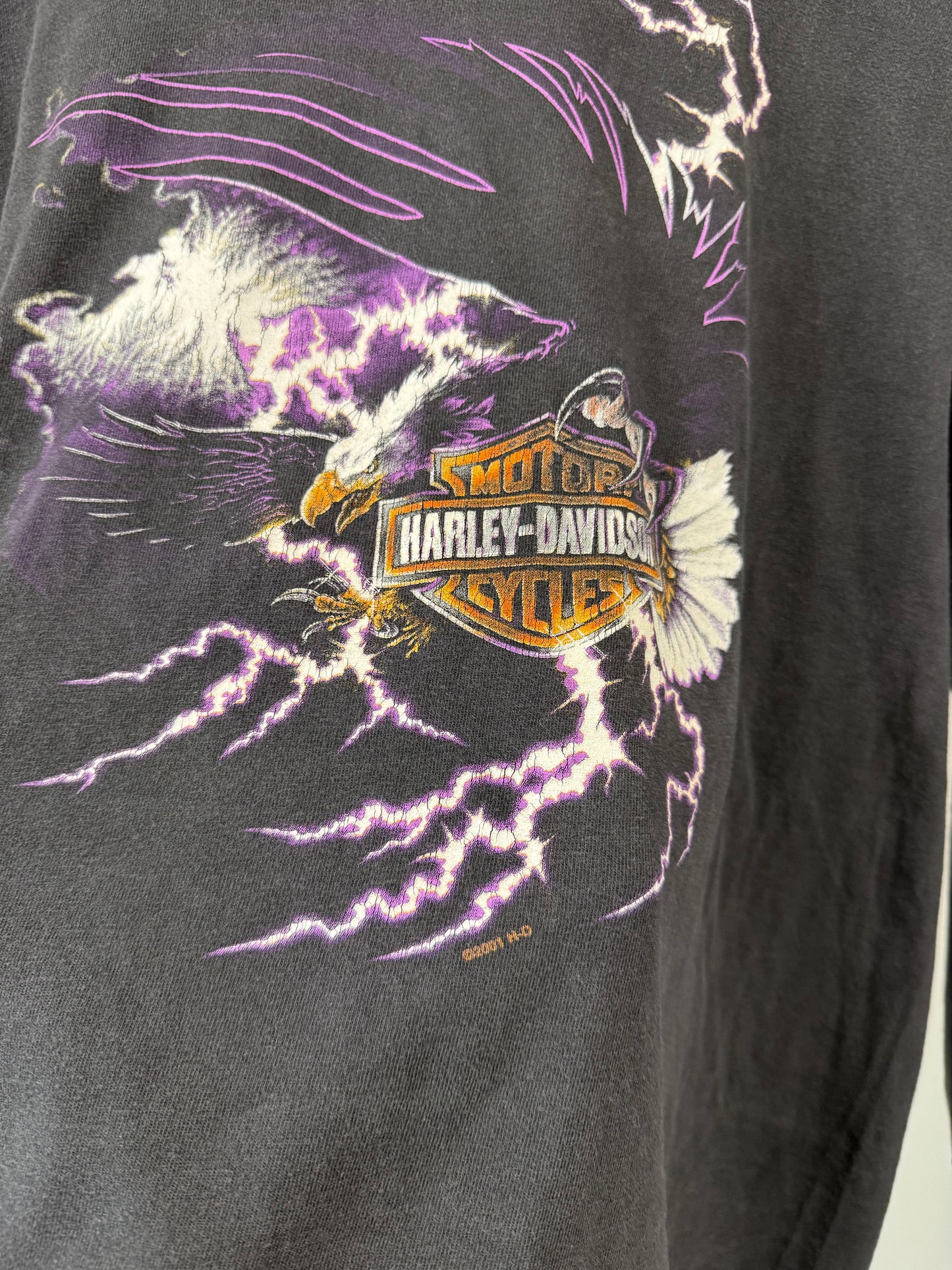 2001 Harley Davidson Long Sleeve - Size L